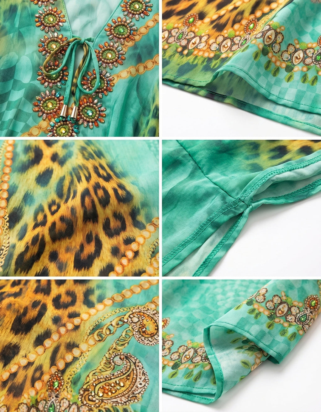 Sakkas Georgettina Flowy Long Caftan Dress/Cover Up