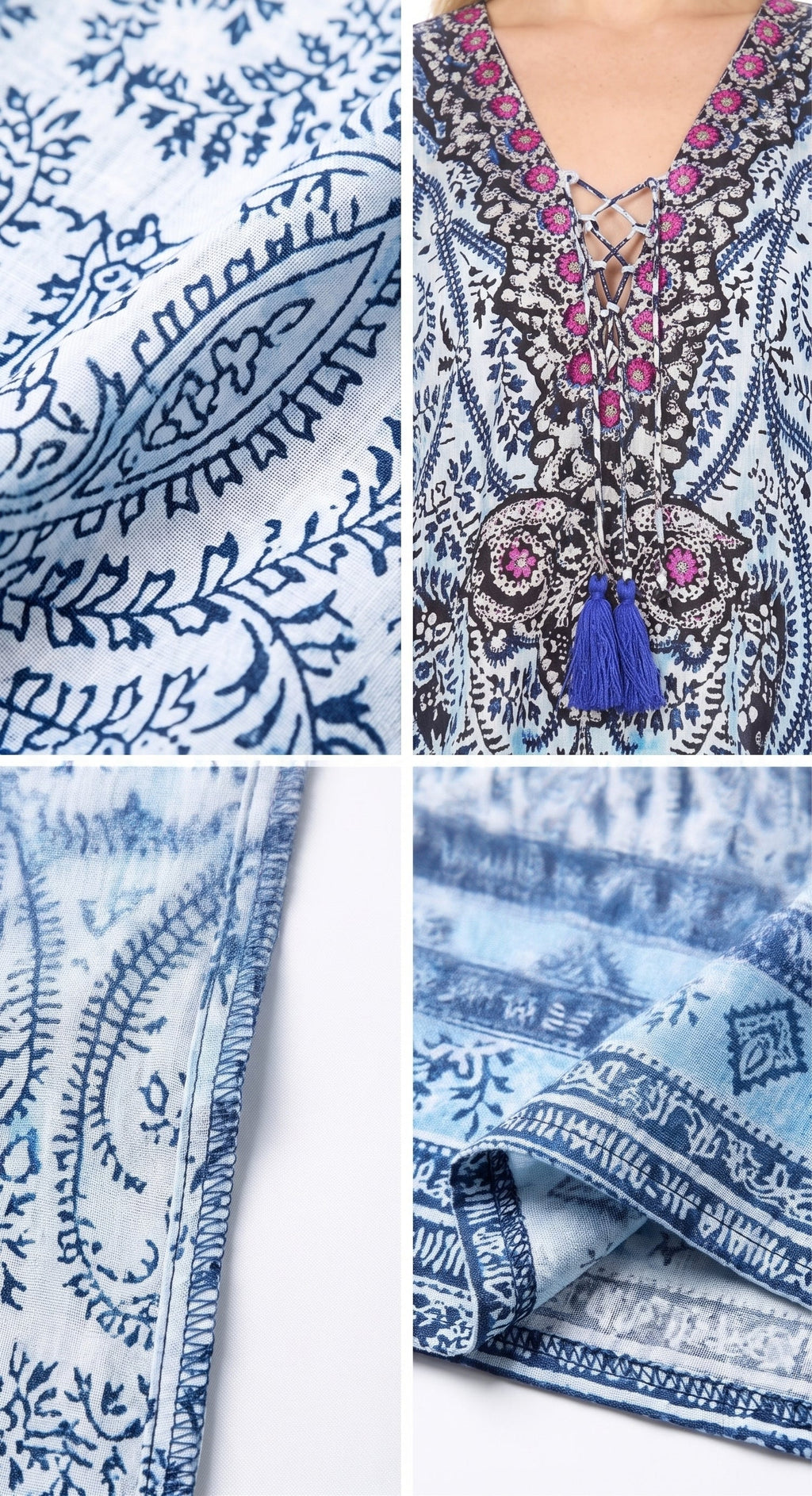 Sakkas Georgettina Flowy Long Caftan Dress/Cover Up